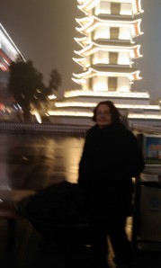 me and pagoda- Zhengzhou